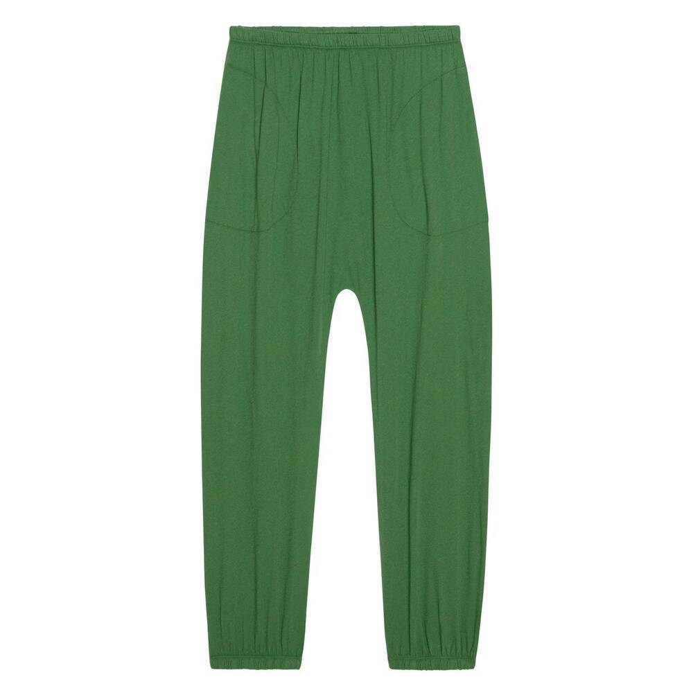 NEW THE GREAT. women's jersey jogger pant in fennel